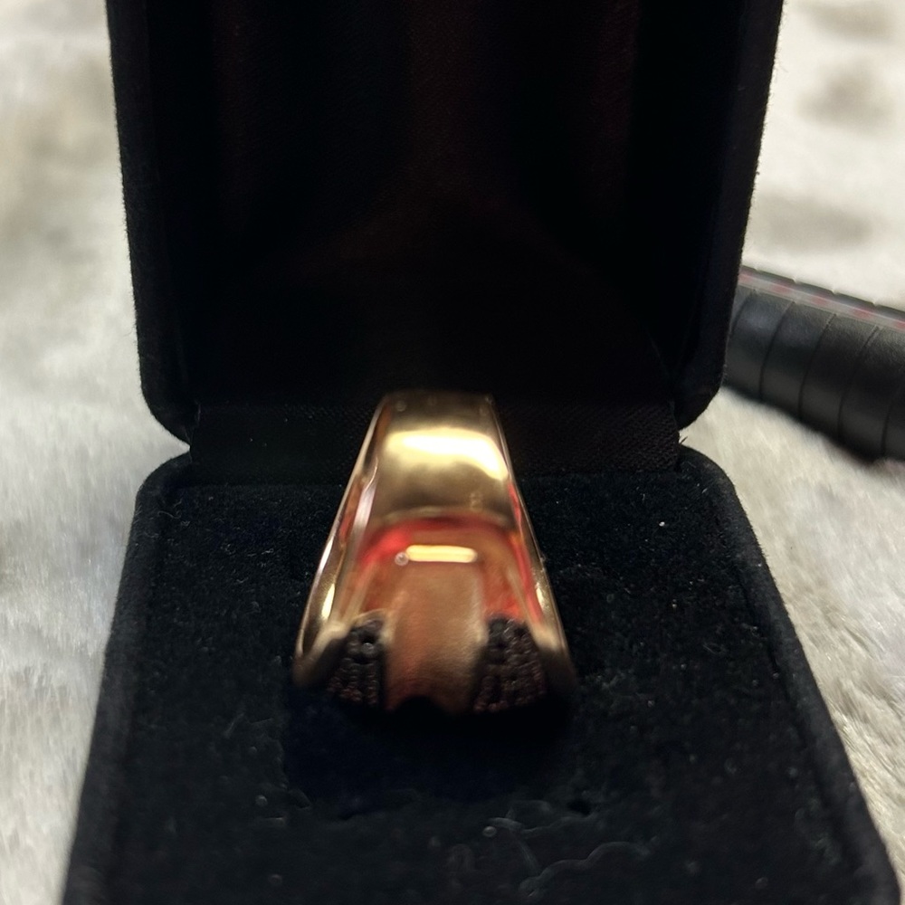 Bronze Black Spinel Ring - Milan Sz. 6 - New-Never Worn View 5